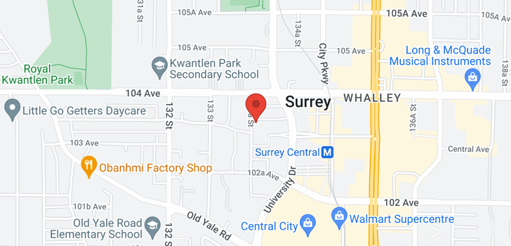map of 1507 13308 103A AVENUE